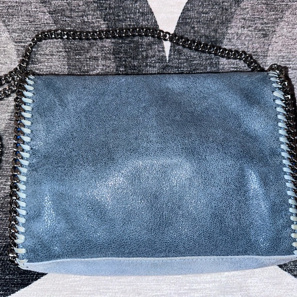 Stella McCartney Falabella Crossbody – Ice Blue Shaggy Deer | EUC 💎 - Picture 14 of 16